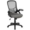 Flash Furniture Office Chair, Mesh, Light Gray HL-0016-1-BK-GY-GG